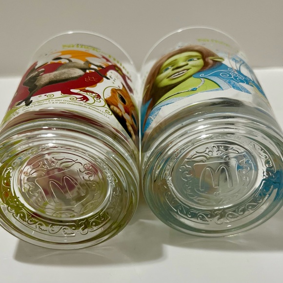 Shrek 2 Collectible Glass Set – Princess Fiona & Donkey DreamWorks - Picture 10 of 11